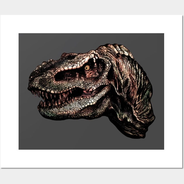 T-rex Wall Art by wet_chicken_lip